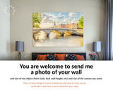 Dublin Canvas Print // Saint Paul's Church and the River Liffey in Dublin Ireland