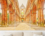 Jedburgh Abbey Canvas Print // Jedburgh Abbey in the Scottish Borders Scotland