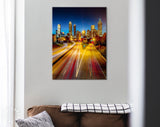 Atlanta Canvas Print // Skyline of Atlanta from Jackson Street Bridge // Canvas Wall Decor