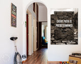 Path Canvas Print // Every Path Is redetermined // Sepia Canvas Wall Decor