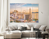 Las Vegas Skyline Canvas Print // Las Vegas Nevada USA // Canvas Wall Decor