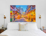 New Orleans Canvas Print // Bourbon Street New Orleans Louisiana USA // Canvas Wall Art