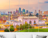 Kansas City Canvas Print // Kansas City Missouri USA Downtown Skyline // Canvas Wall Decor