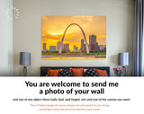 St Louis Skyline Canvas Print // St. Louis Missouri USA Skyline // Canvas Wall Art