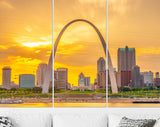 St Louis Skyline Canvas Print // St. Louis Missouri USA Skyline // Canvas Wall Art