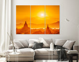 Bagan Canvas Print // Bagan Myanmar Temples In The Archaeological Zone // Canvas Wall Decor