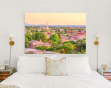 Santa Fe Canvas Print // Santa Fe New Mexico USA Downtown Skyline // Canvas Wall Decor