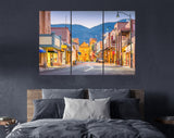 Santa Fe Canvas Print // Santa Fe New Mexico USA Street View // Canvas Wall Decor