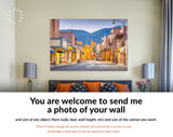 Santa Fe Canvas Print // Santa Fe New Mexico USA Street View // Canvas Wall Decor