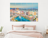 Las Vegas Canvas Print // Las Vegas Nevada USA Skyline // Canvas Wall Decor