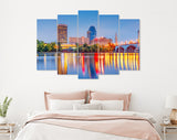 Springfield Canvas Print // Springfield Massachusetts USA Skyline // Canvas Wall Art