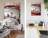 Mercedes-Benz Canvas Print // Vintage Classic Old-timer German Car Engineering // Mercedes-Benz 300 SL Roadster (W 198)