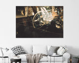 Mercedes-Benz Interior Canvas Print // Classic Mercedes-Benz Interior