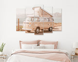 Bus on the Beach Canvas Print // Baker Beach San Francisco United States