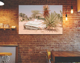 Old Car Canvas Print // Old Car on Route 66