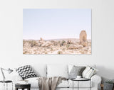 Desert Rock Formations Canvas Print // Joshua Tree National Park near Palm Springs in the California desert in the USA