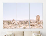 Desert Rock Formations Canvas Print // Joshua Tree National Park near Palm Springs in the California desert in the USA