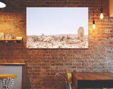 Desert Rock Formations Canvas Print // Joshua Tree National Park near Palm Springs in the California desert in the USA