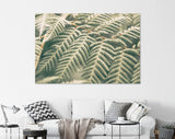 Leaves Canvas Print // Green Leaves Wall Art