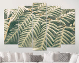 Leaves Canvas Print // Green Leaves Wall Art