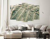 Leaves Canvas Print // Green Leaves Wall Art