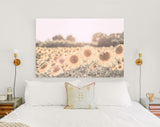 Sunflowers Canvas Print // Sunflower Field Wall Art