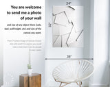 White Paper Canvas Print // Scattered White Paper