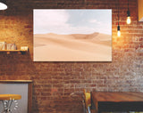 Desert Shapes Canvas Print // Sand Dunes of Huacachina Peru