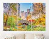 Central Park Canvas Print // Central Park New York City Autumn