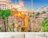 Ronda Canvas Print // Ronda Malaga Spain