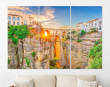 Ronda Canvas Print // Ronda Malaga Spain