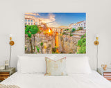 Ronda Canvas Print // Ronda Malaga Spain