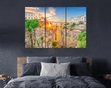 Ronda Canvas Print // Ronda Malaga Spain