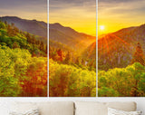 Newfound Gap Canvas Print // Newfound Gap Smoky Mountains