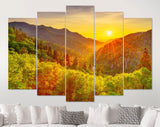 Newfound Gap Canvas Print // Newfound Gap Smoky Mountains