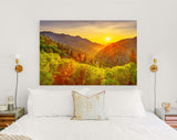 Newfound Gap Canvas Print // Newfound Gap Smoky Mountains