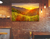 Newfound Gap Canvas Print // Newfound Gap Smoky Mountains