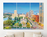 Salt Lake City Canvas Print // Temple Square Salt Lake City Utah USA