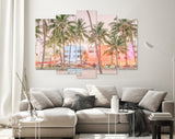 Ocean Drive Canvas Print // Miami Beach Florida USA on Ocean Drive