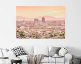 Tucson Canvas Print // Tucson Arizona USA Skyline