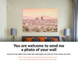 Tucson Canvas Print // Tucson Arizona USA Skyline