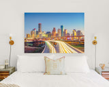 Houston Canvas Print // Houston Texas USA City Skyline