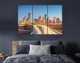 Houston Canvas Print // Houston Texas USA City Skyline