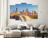 Houston Canvas Print // Houston Texas USA City Skyline