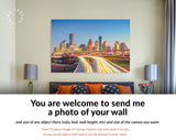 Houston Canvas Print // Houston Texas USA City Skyline