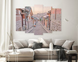 Bukchon Hanok Village Canvas Print // Bukchon Hanok Village in Seoul South Korea