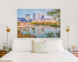 Cleveland Canvas Print // Cleveland Ohio USA Skyline