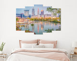 Cleveland Canvas Print // Cleveland Ohio USA Skyline