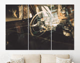 Mercedes-Benz Interior Canvas Print // Classic Mercedes-Benz Interior