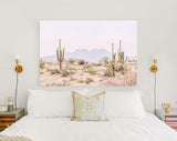 Arizona Desert Canvas Print // The Four Peaks and Saguaros // Central Arizona Desert